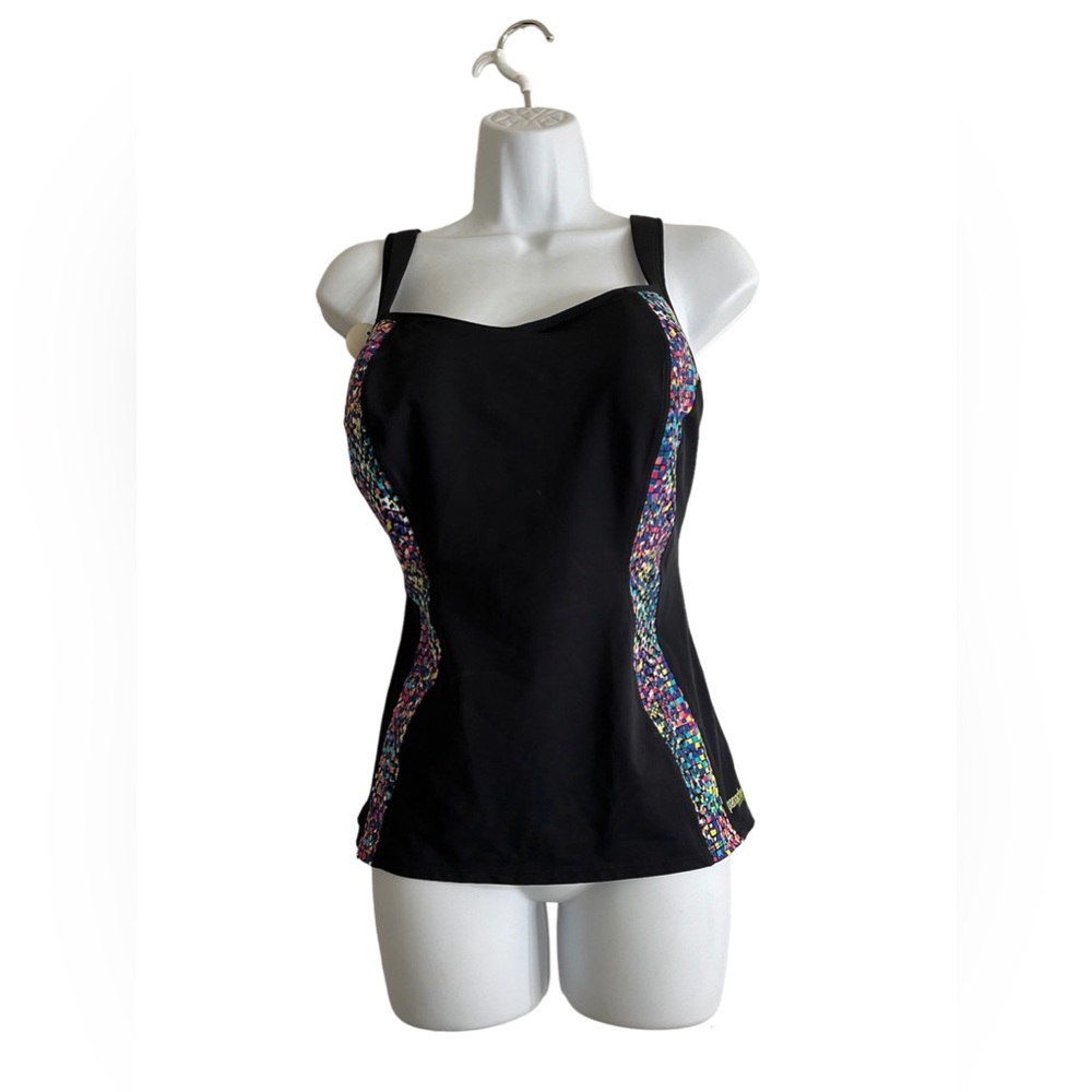 Panache sports vest Geo print